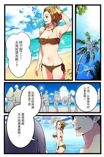 NTR Gal. -Umi de Tomodachi to W Date no Hazu ga, Netorare Aokan-chuu- Fhentai - Page 2