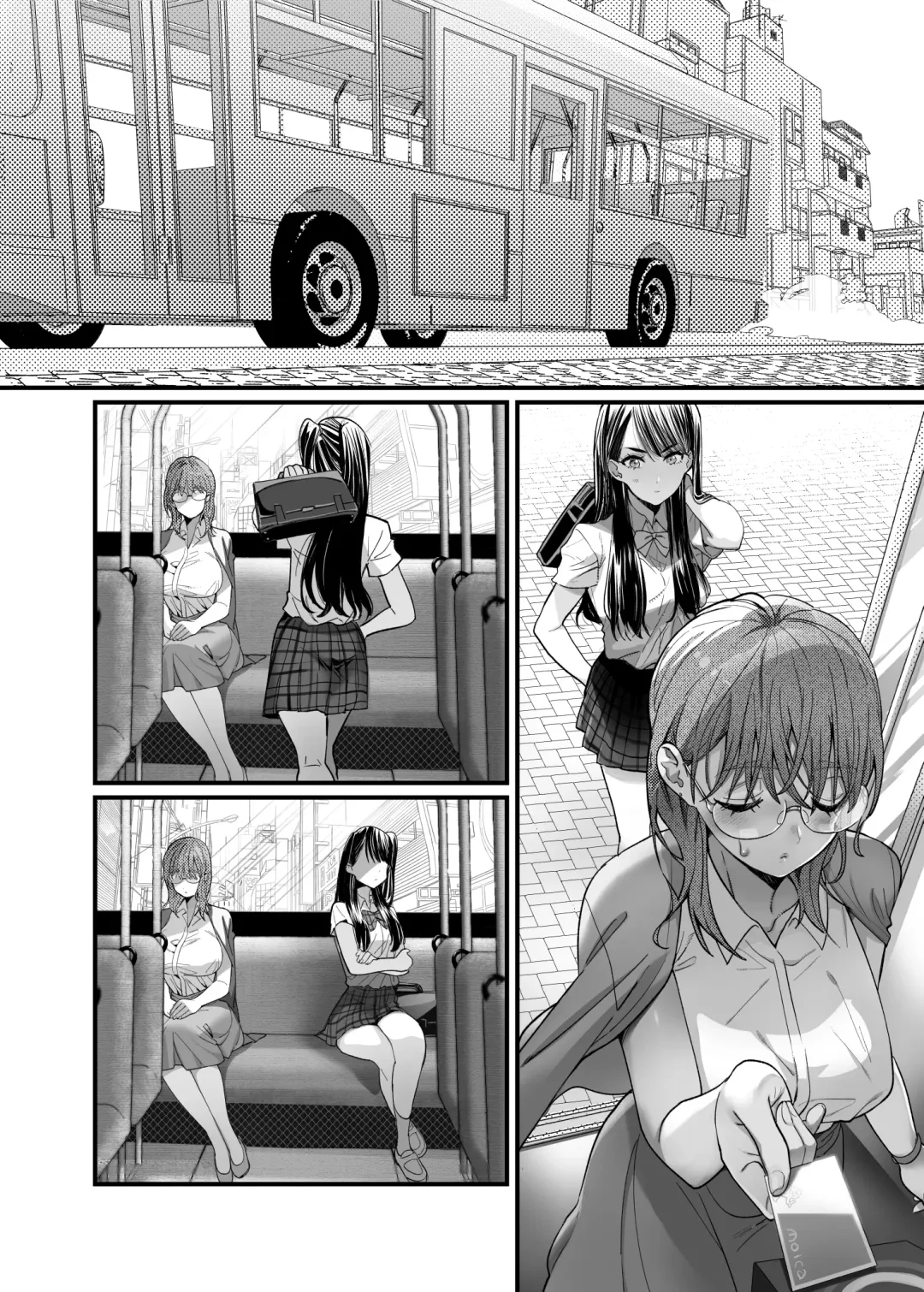 Yuri Chikubi Bus Tsuukin ~Onna Kyoushi, Buji Chikubi Ikishi Koakuma JK ni Haiboku~ Fhentai - Page 43