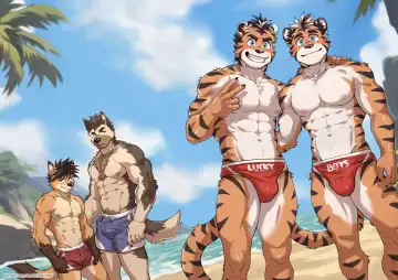 [Kumak] Lucky Boys - Twins Prank (uncensored) Fhentai - Page 2