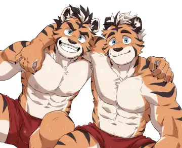 [Kumak] Lucky Boys - Twins Prank (uncensored) Fhentai - Page 34