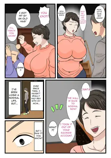 Haha ga Kabe ni Hamatte Ugokenakatta node... | My Mother Got Stuck in the Wall and Couldn't Move... Fhentai - Page 37