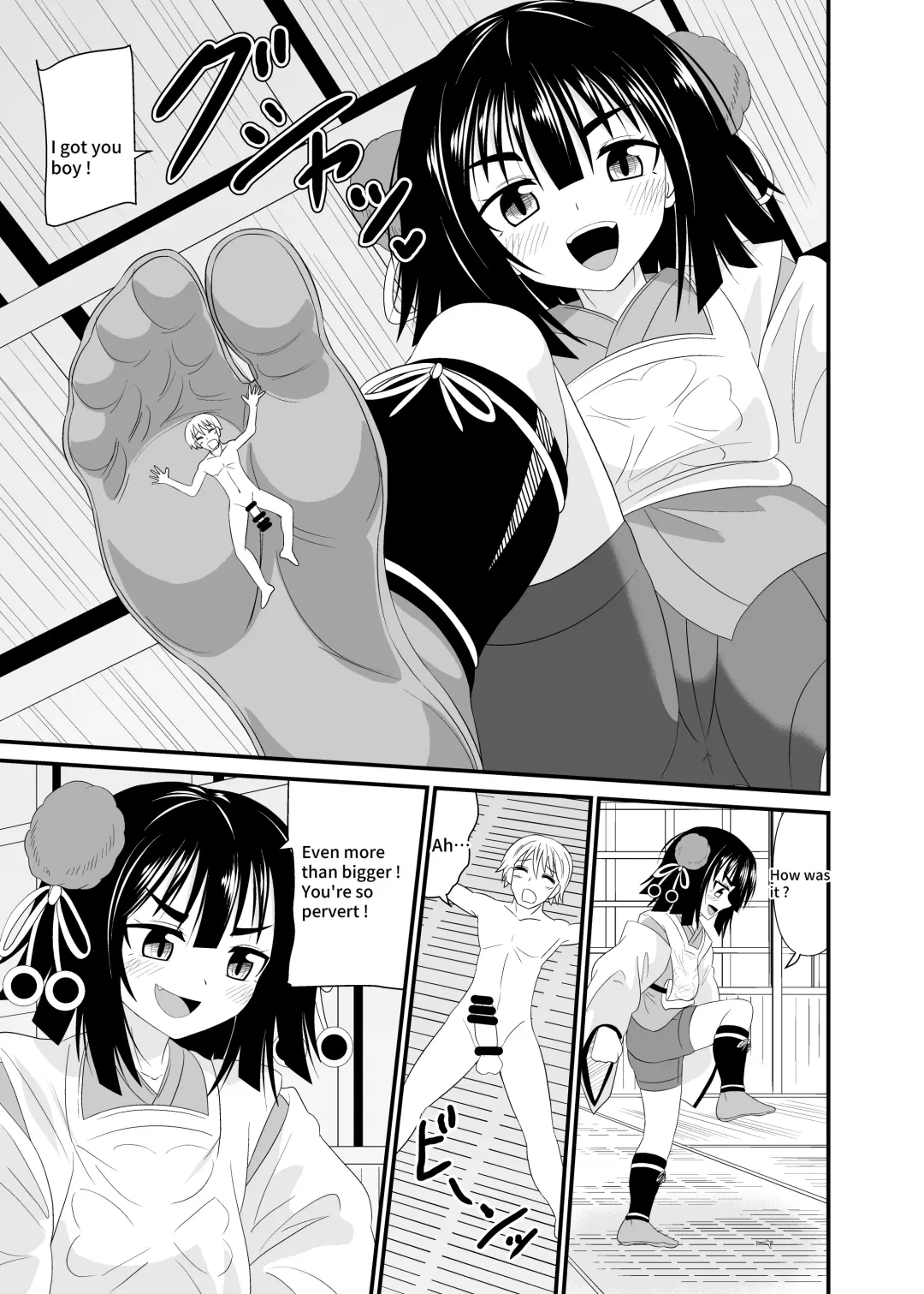 [Shivharu] Hebigami-sama ni Fumareru | Trampled by Myouban-sama Fhentai - Page 10