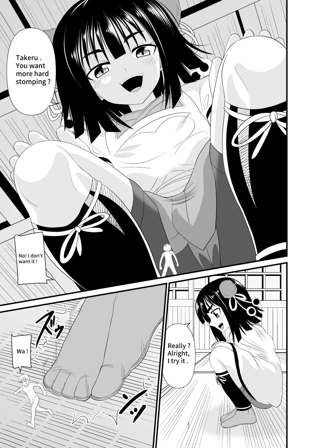 [Shivharu] Hebigami-sama ni Fumareru | Trampled by Myouban-sama Fhentai - Page 6