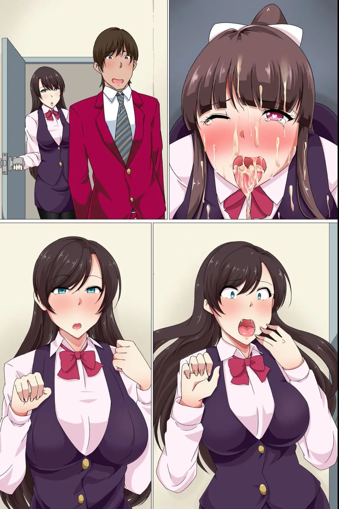 [Hakudaku Sinsi] Ou-sama Suit  Dare mo ga  Ore ni   Hirefushi Shitagau Sekai Fhentai - Page 52