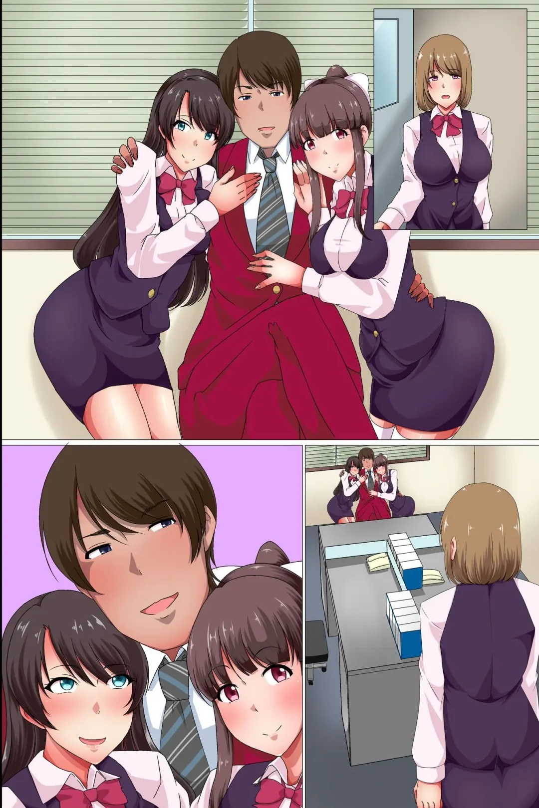 [Hakudaku Sinsi] Ou-sama Suit  Dare mo ga  Ore ni   Hirefushi Shitagau Sekai Fhentai - Page 59