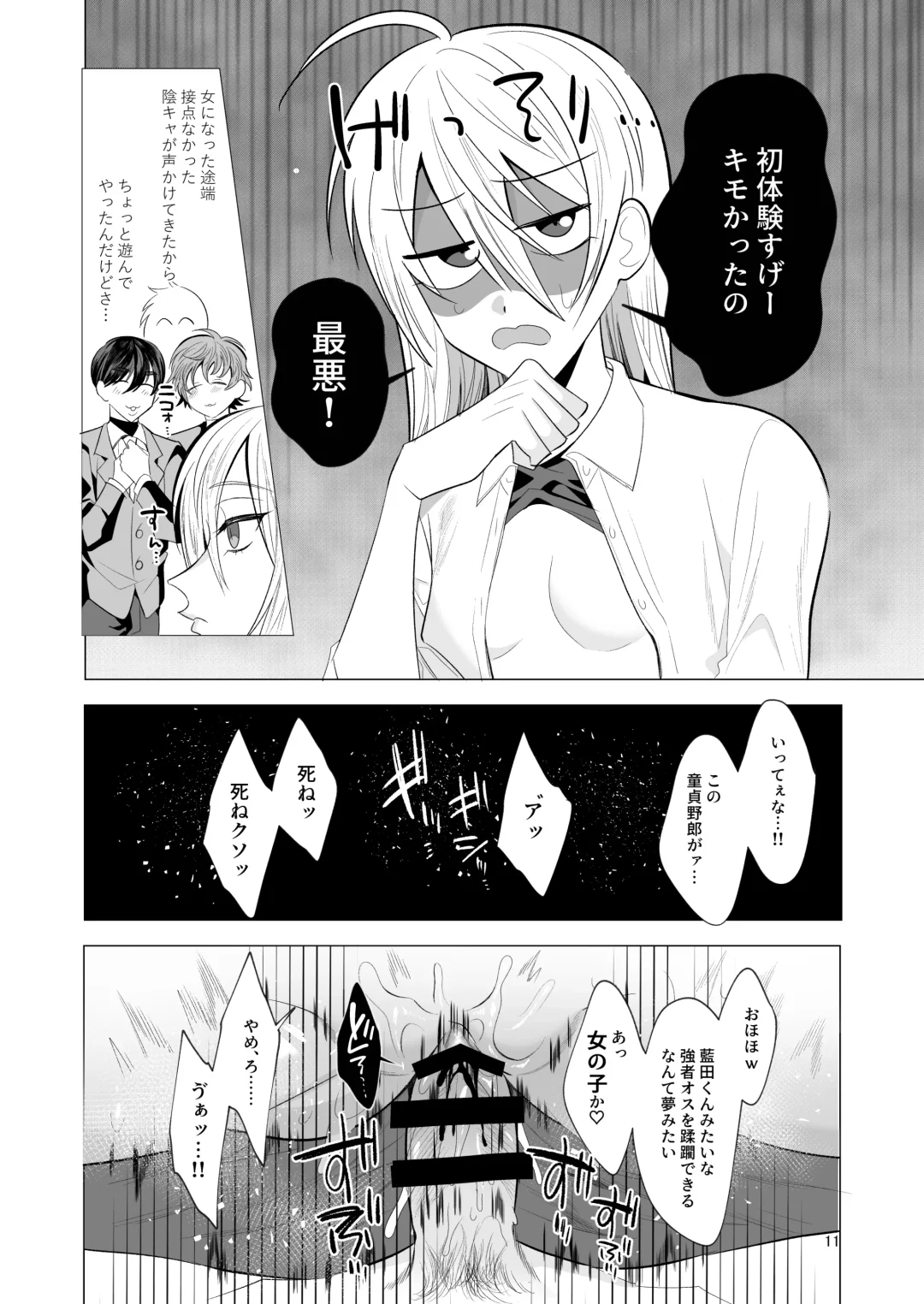 悪友TSーアイダくんはヤリチン・クズ・死にたがりー Fhentai - Page 10