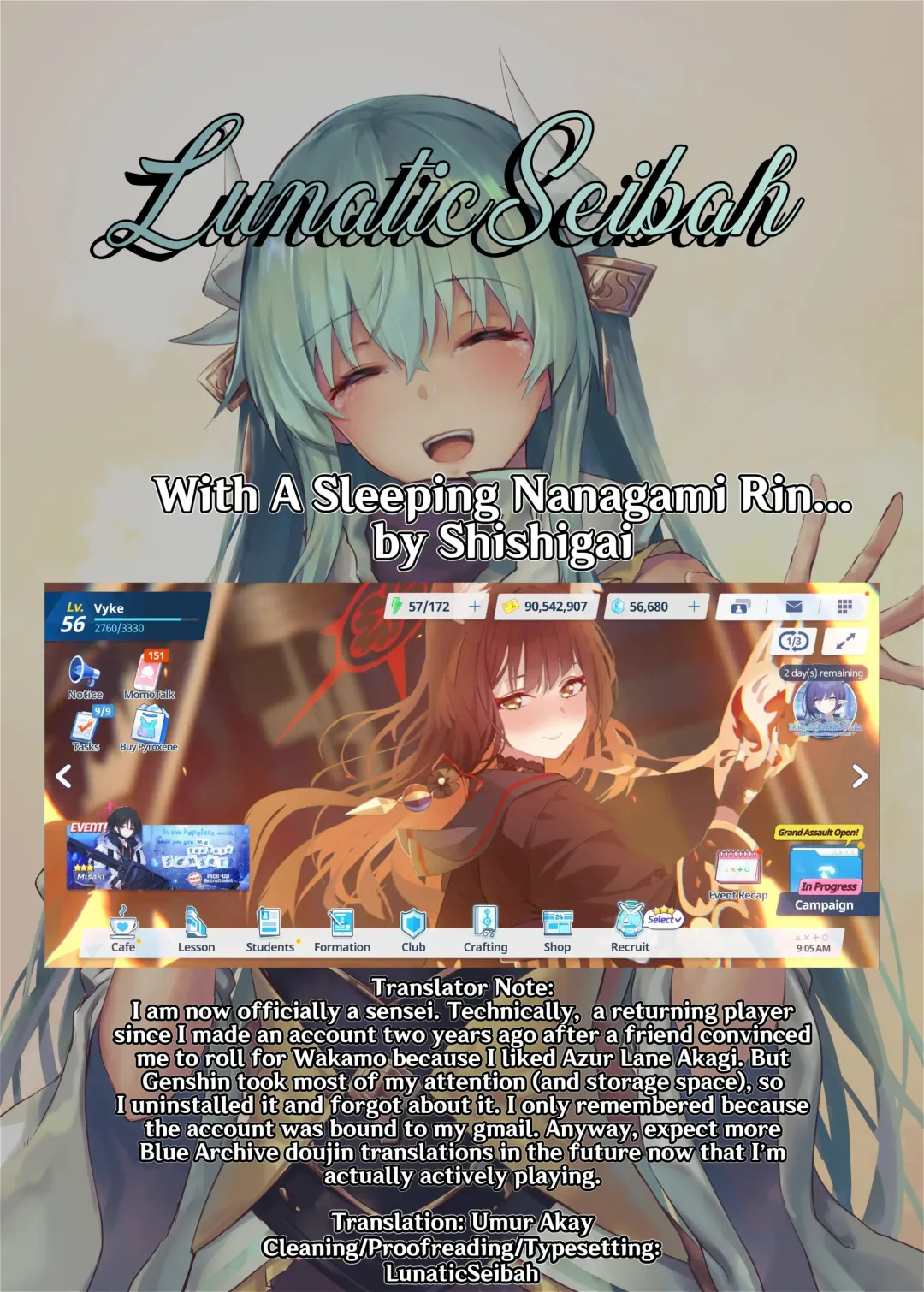 [Shishigai] Utatanechuu no Nanagami Rin to... | With A Sleeping Nanagami Rin... Fhentai - Page 23