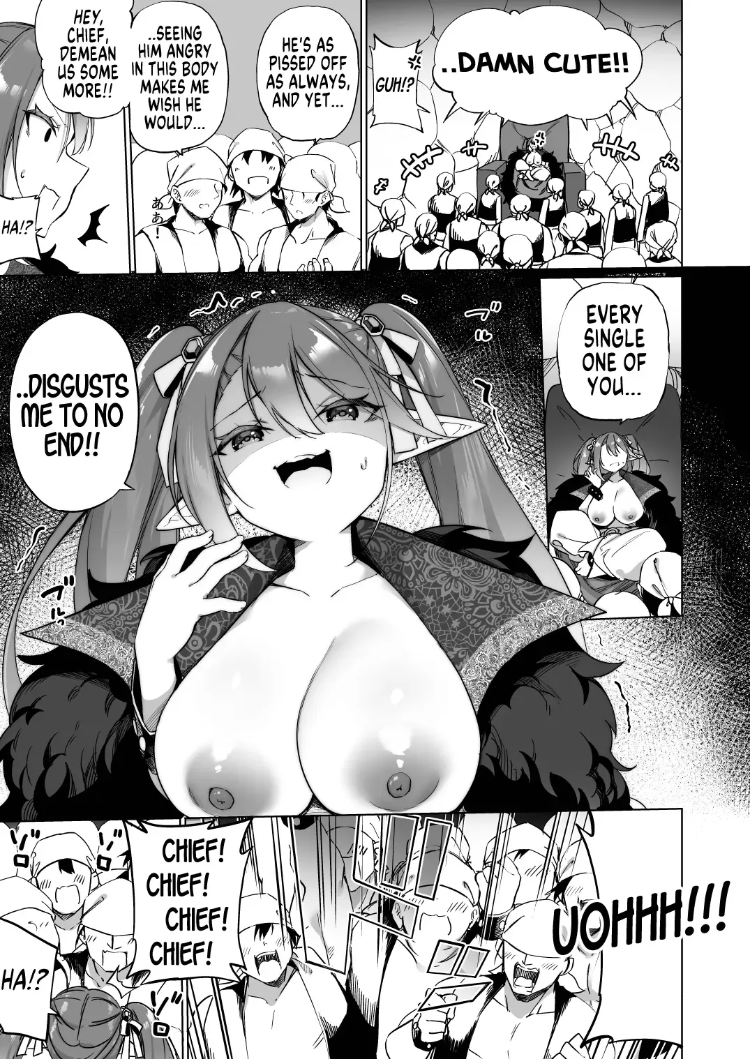 [Kanmuri] Mesugaki Elf ni Natta Don Elf-ka no Kusuri part 3 | A Bandit Chief Who Turned Into a Bratty Elf Girl Elvification Drug part 3 Fhentai - Page 13