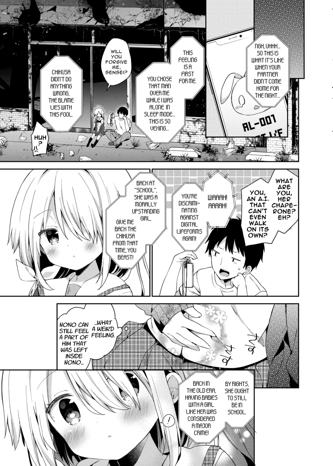 [Yuizaki Kazuya] Shuumatsu no Lolita | The Last Lolita Fhentai - Page 25
