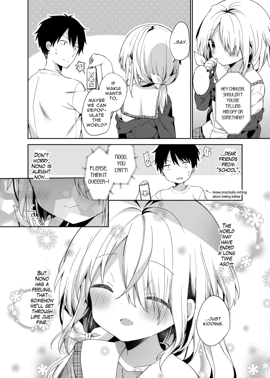 [Yuizaki Kazuya] Shuumatsu no Lolita | The Last Lolita Fhentai - Page 26