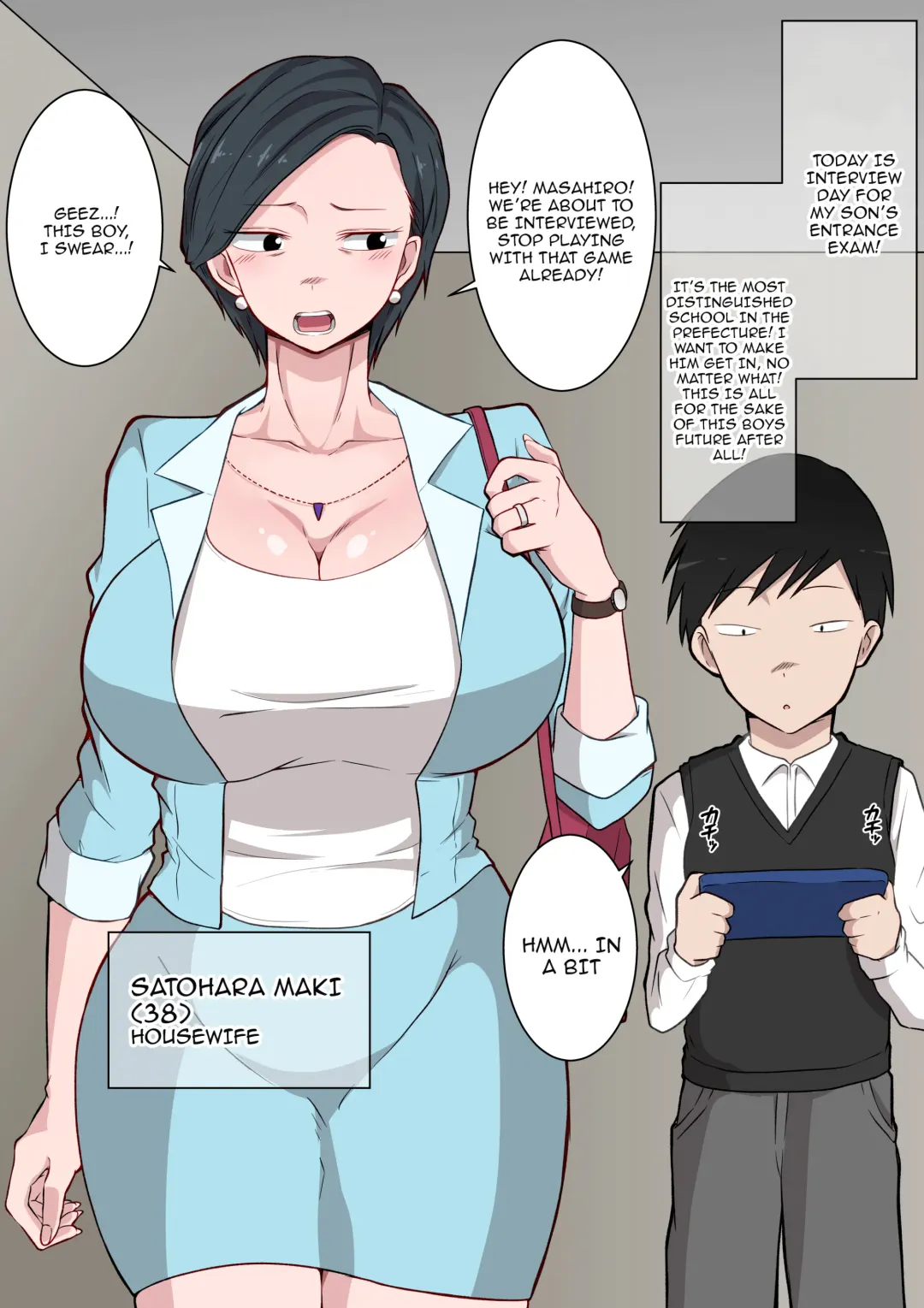 Ojuken Mama no Netorare Uraguchi Nyuugaku / A Helicopter Mom's Shady School Entrance Netorare Bribe Fhentai - Page 3