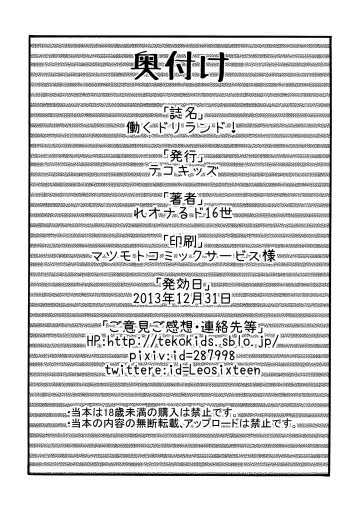 [Leonardo 16sei] Hataraku Driland! Fhentai - Page 25