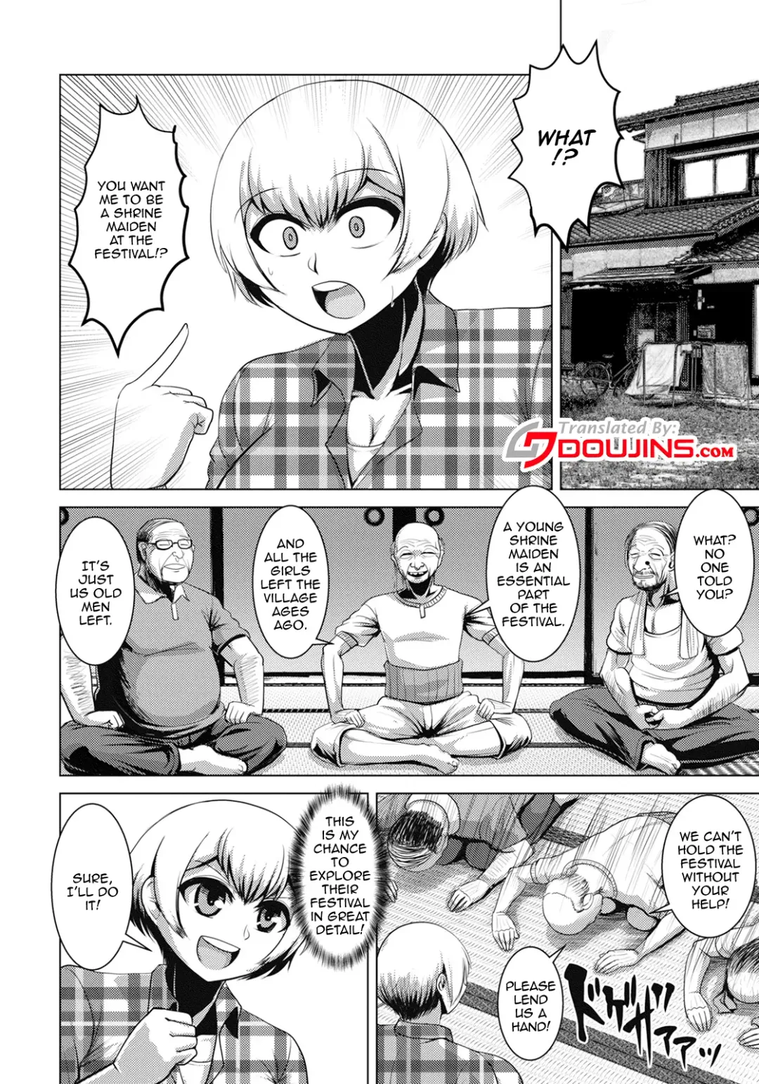 [Naniwadou Matatabi] Hame Naburi  Matsuri no Yoru | The Night of the Gangbang Festival Fhentai - Page 2