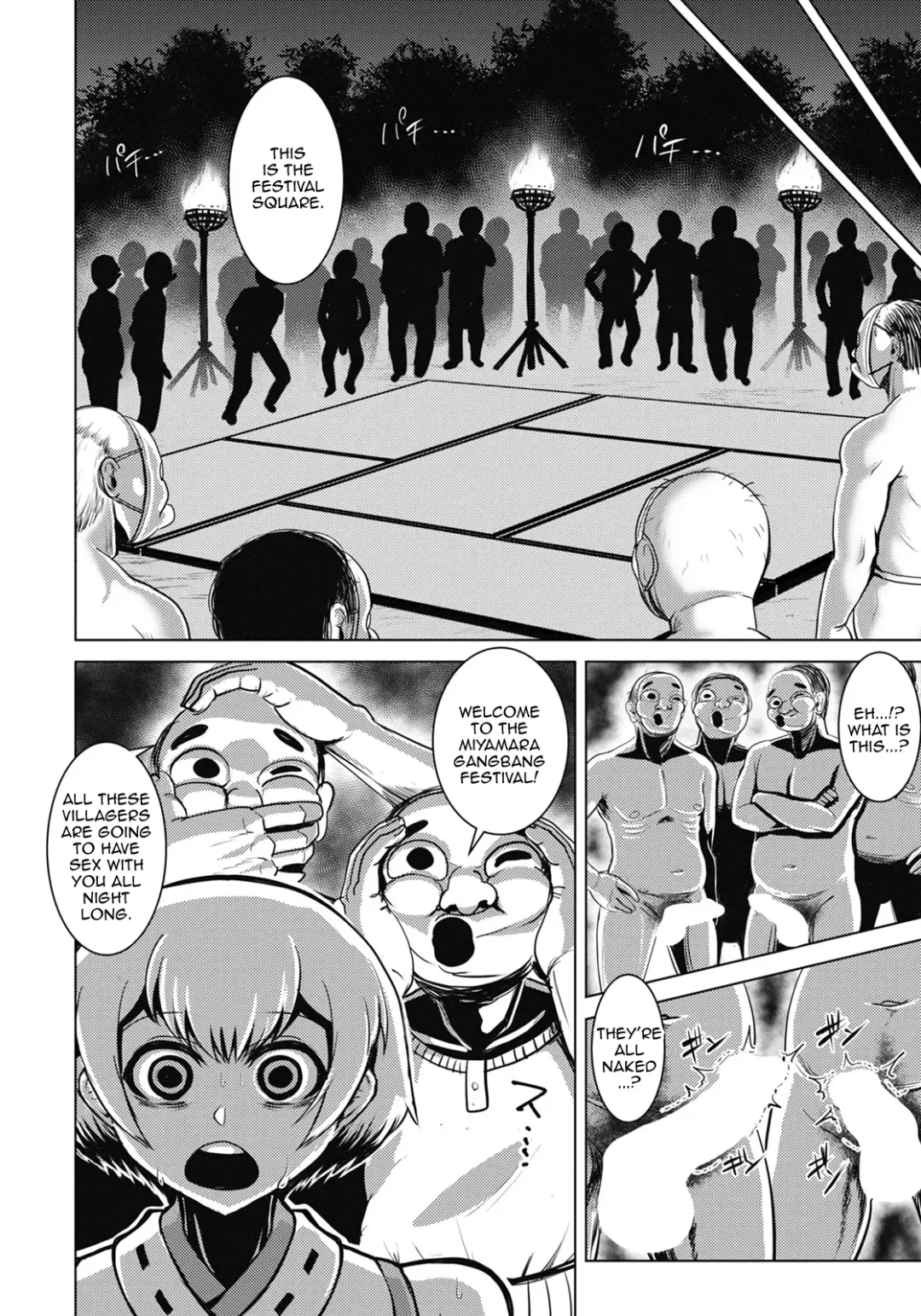 [Naniwadou Matatabi] Hame Naburi  Matsuri no Yoru | The Night of the Gangbang Festival Fhentai - Page 4