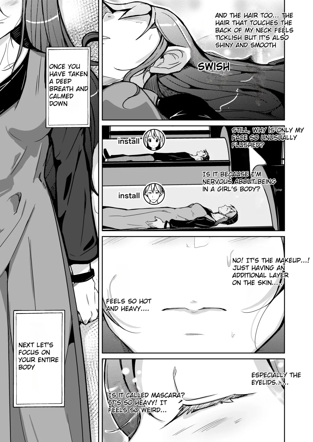 [Iwashita] Isei no Shintai no Toriko ni Natta, Boku to Watashi | Him and Her Captivated by the body of the opposite sex Fhentai - Page 11