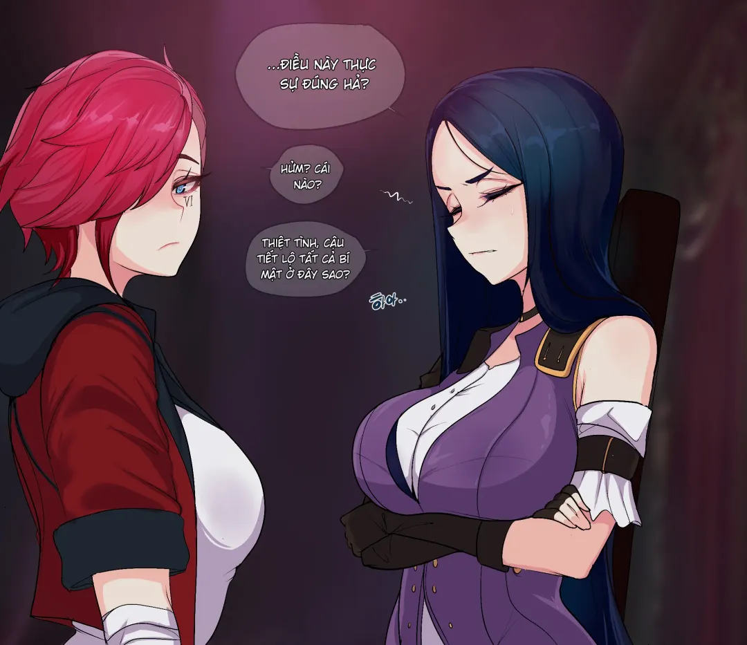 kimtoxic_Arcane_Vi,Caitlyn Fhentai - Page 1