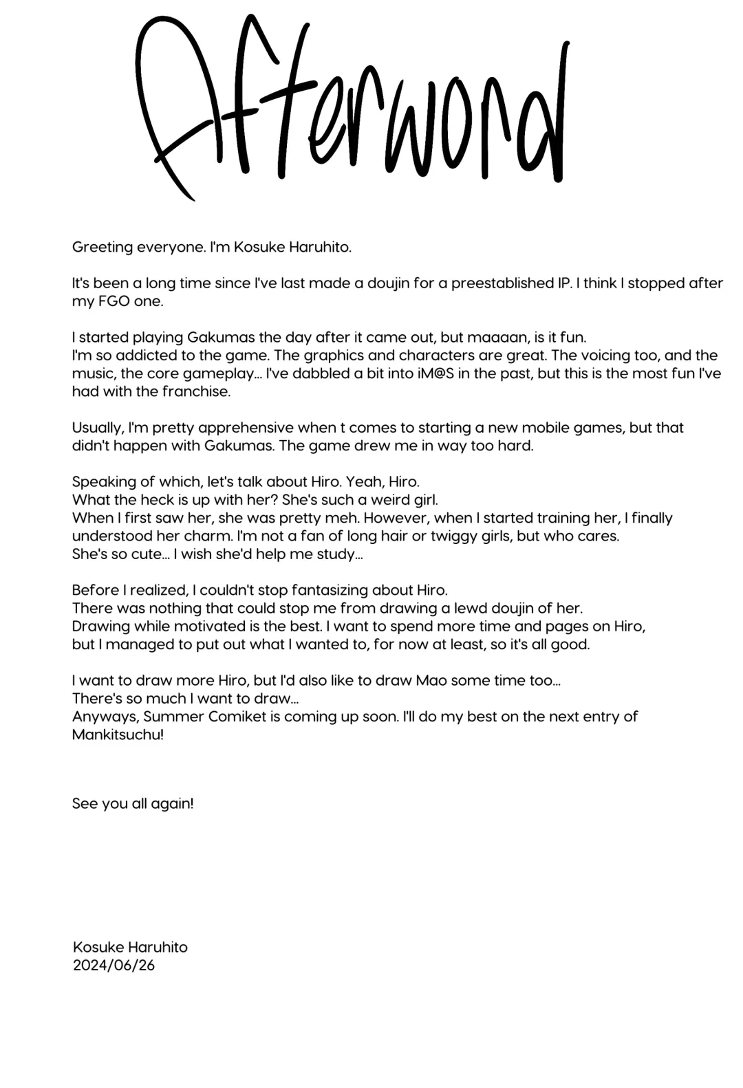 [Kosuke Haruhito] Watashi no Koto, Suki… Desho Fhentai - Page 46