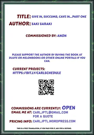 [Zaki Zaraki] Give in, Succumb, Cave in Part 1 Fhentai - Page 25