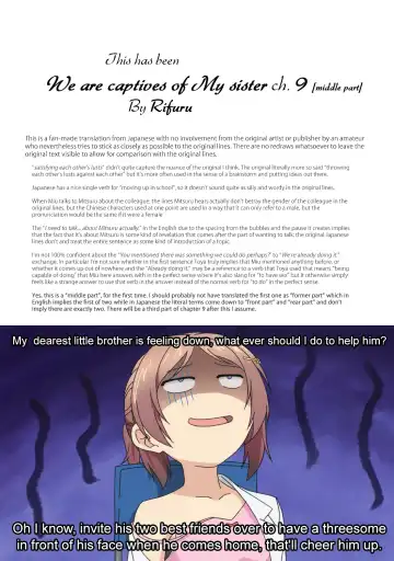 [Rifuru] Boku-tachi wa Onee-chan no Toriko - We are captives of My sister Ch. 9 Chuuhen Fhentai - Page 14