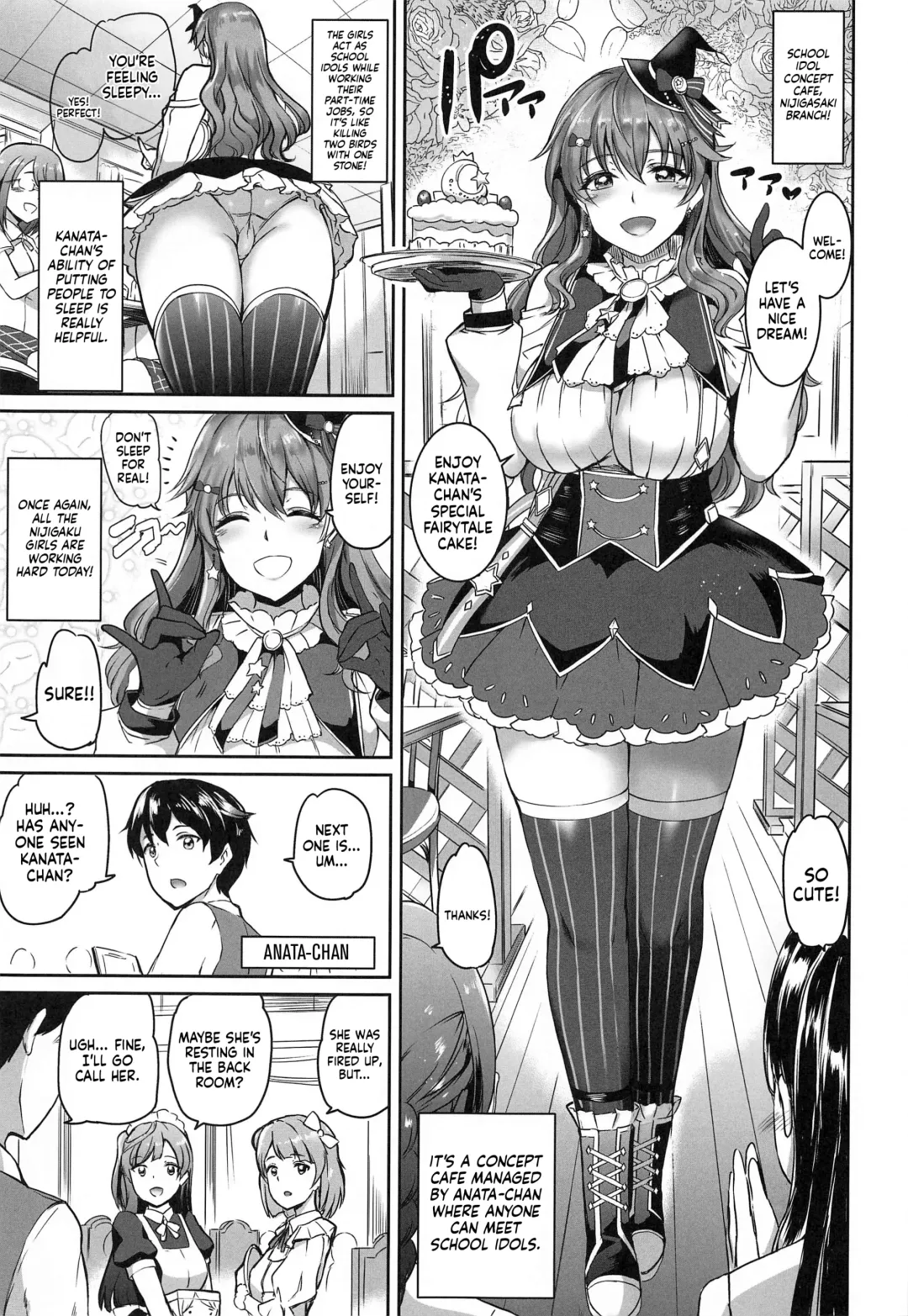 [Kamisiro Ryu] Maid Live! Nijigaku Shiten KonCafe Idol Doukoukai Fhentai - Page 2