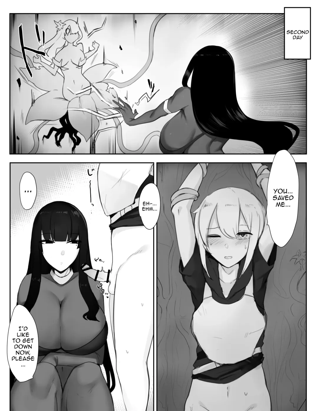 [Elimiko] Majutsushi Onee-san ga Maryoku Hokyuu Suru Tame ni Boukensha-kun kara Sakusei Suru Hanashi Fhentai - Page 7