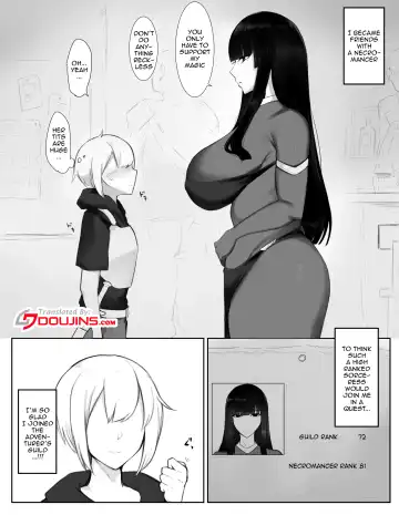 [Elimiko] Majutsushi Onee-san ga Maryoku Hokyuu Suru Tame ni Boukensha-kun kara Sakusei Suru Hanashi Fhentai - Page 2