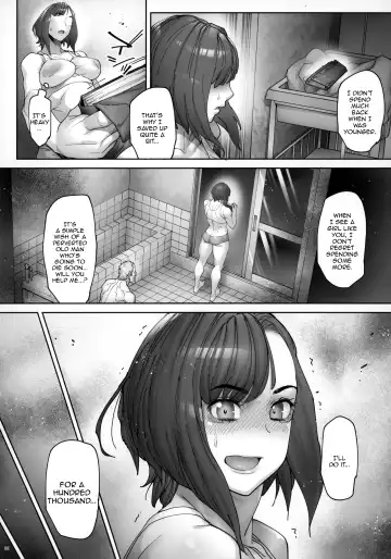 [Bonten] Kaigo Beit de Iroboke Jijii no Gouin na Yokkyuu to Okane no Mae ni Chitai o Sarasu JK Fhentai - Page 7