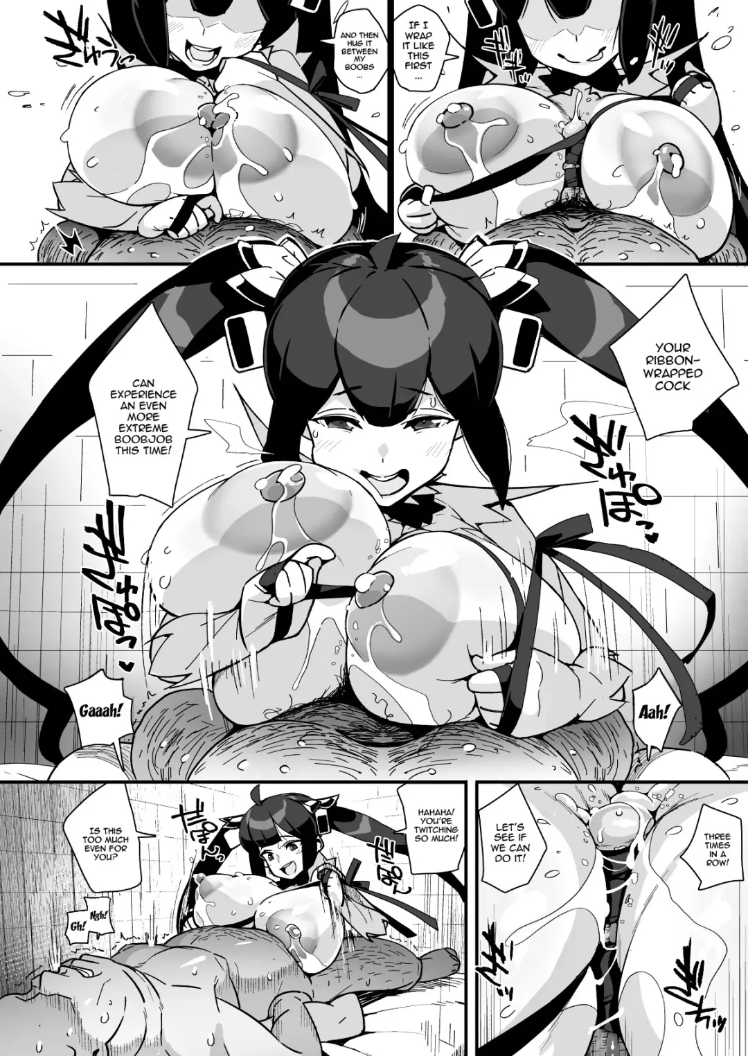 [Chirumakuro] Himogami-sama to Hitobanchuu taiekikoukan | Spending The Whole Night Exchanging Bodily Fluids With The String Goddess Fhentai - Page 55