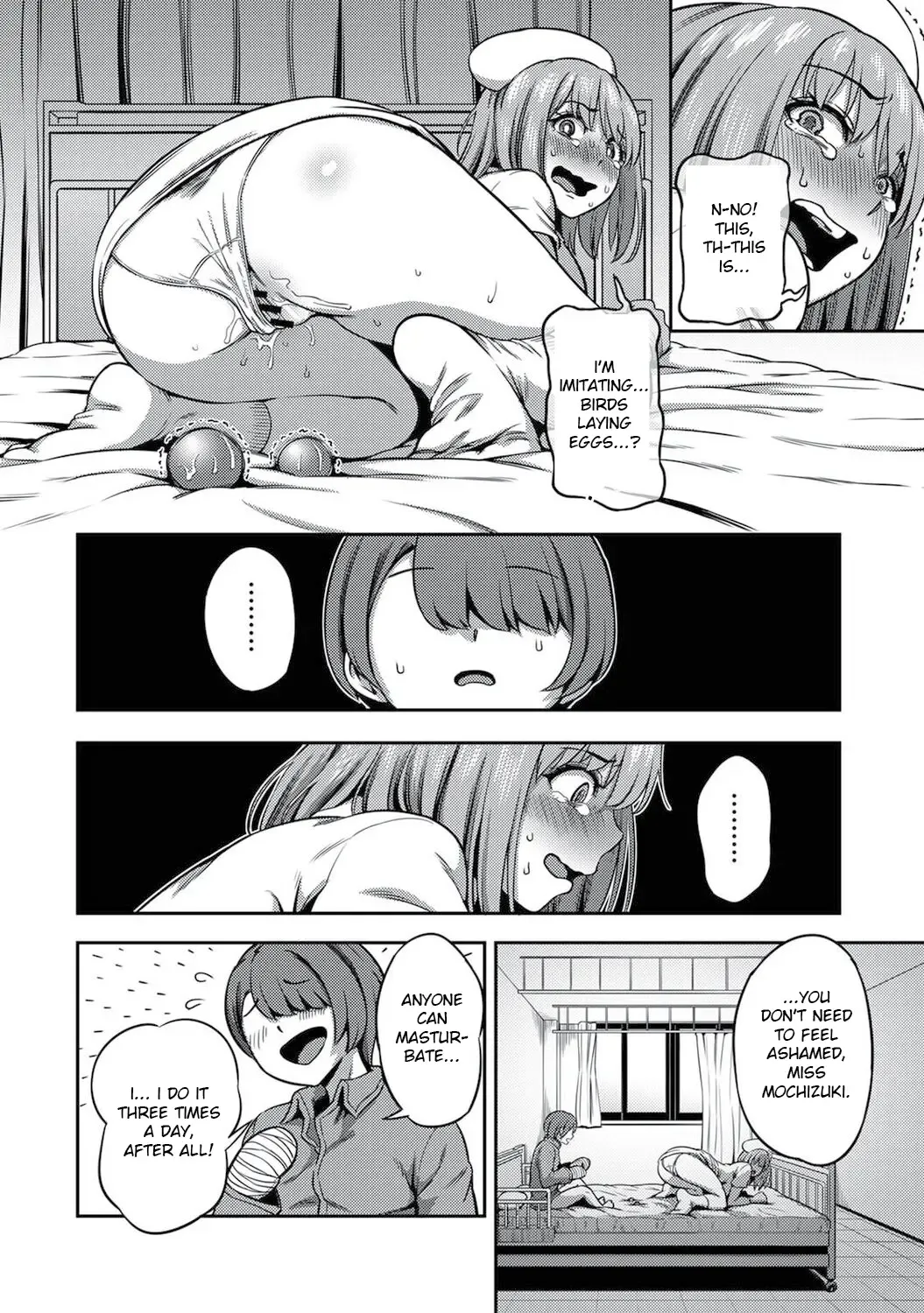 [Kameyama Shiruko] Sakusei Byoutou ~Seikaku Saiaku no Nurse shika Inai Byouin de Shasei Kanri Seikatsu~ Dai Yon Shou Zenpen Fhentai - Page 13