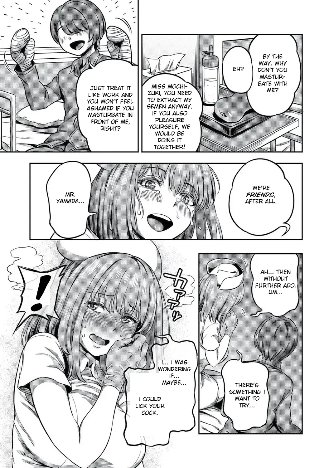 [Kameyama Shiruko] Sakusei Byoutou ~Seikaku Saiaku no Nurse shika Inai Byouin de Shasei Kanri Seikatsu~ Dai Yon Shou Zenpen Fhentai - Page 16