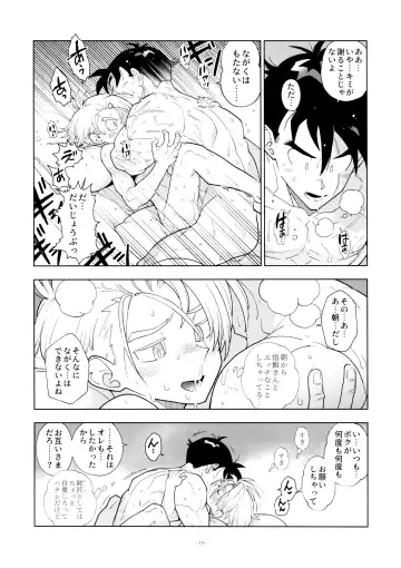 [Fujimoto Hideaki] Satoshi meshi-san wa boku to etchinakoto o shita tsugi no hi wa neoki ga yokunai Fhentai - Page 15