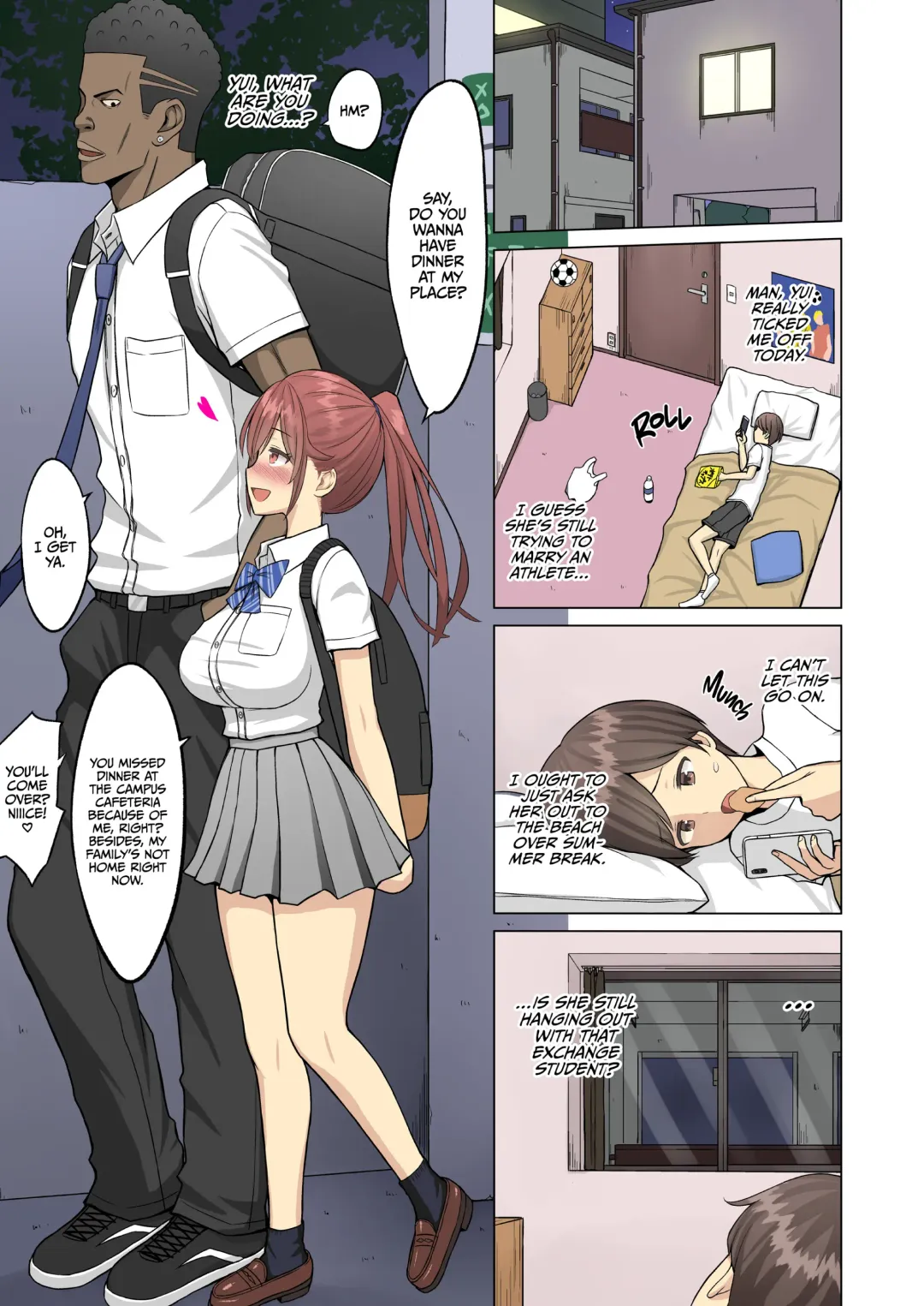 好きだったのに…夏 1 ~幼馴染のチアリーダーが黒人留学生に~ Fhentai - Page 9