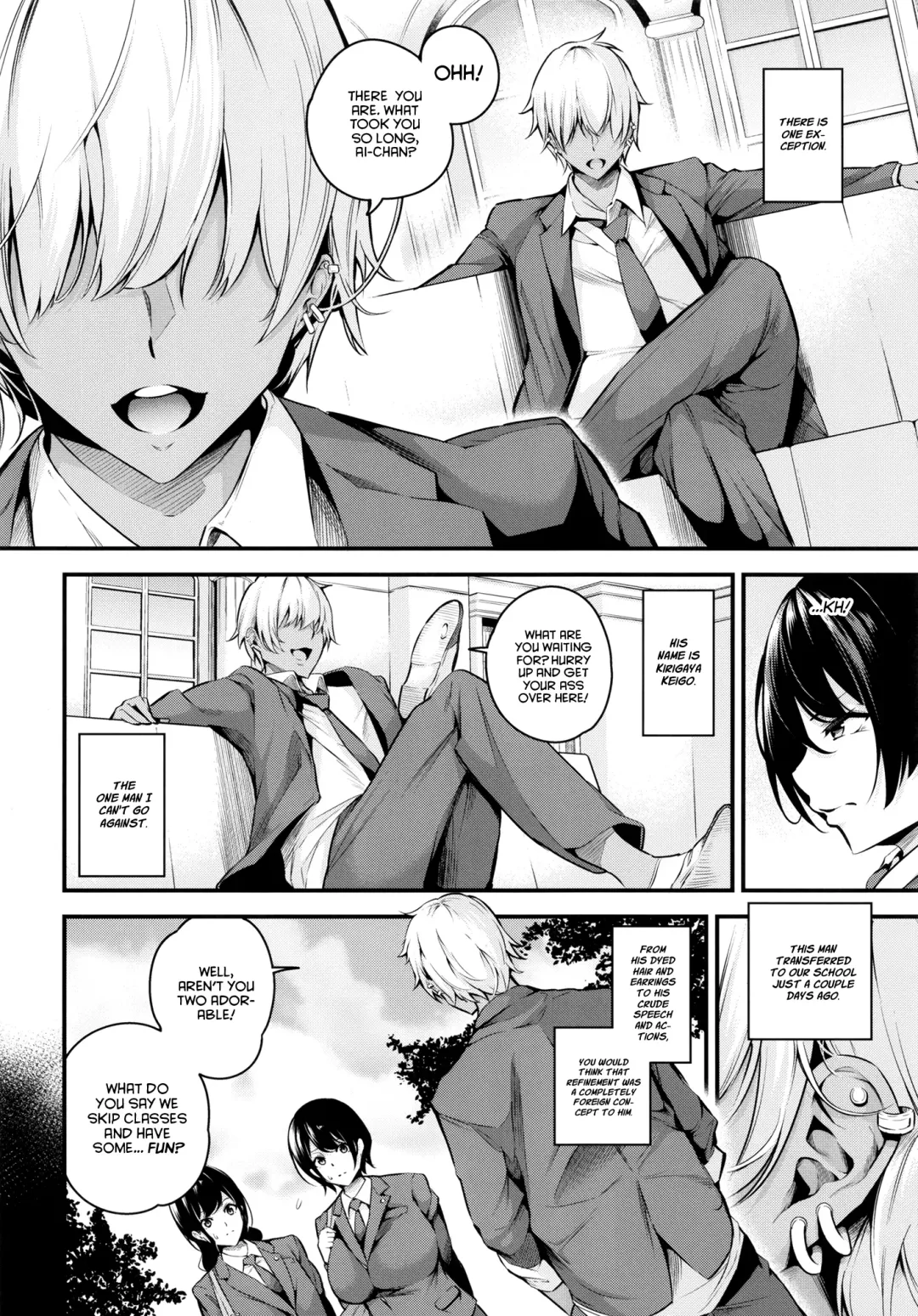 [Nasipasuta] Shiramine Gakuen no Mesubuta Kaichou | Sow President of the Shiramine Academy Fhentai - Page 6