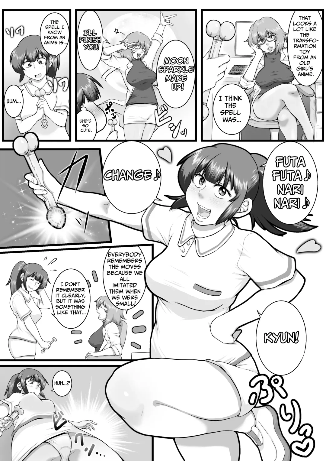 [Seieki Kakeru] Sora kara  Futtekita   Henshin  Item de  Futanarini Natchatta Hanashi | Became A Futanari Dick Chick From Some Item That Fell From The Sky Fhentai - Page 4