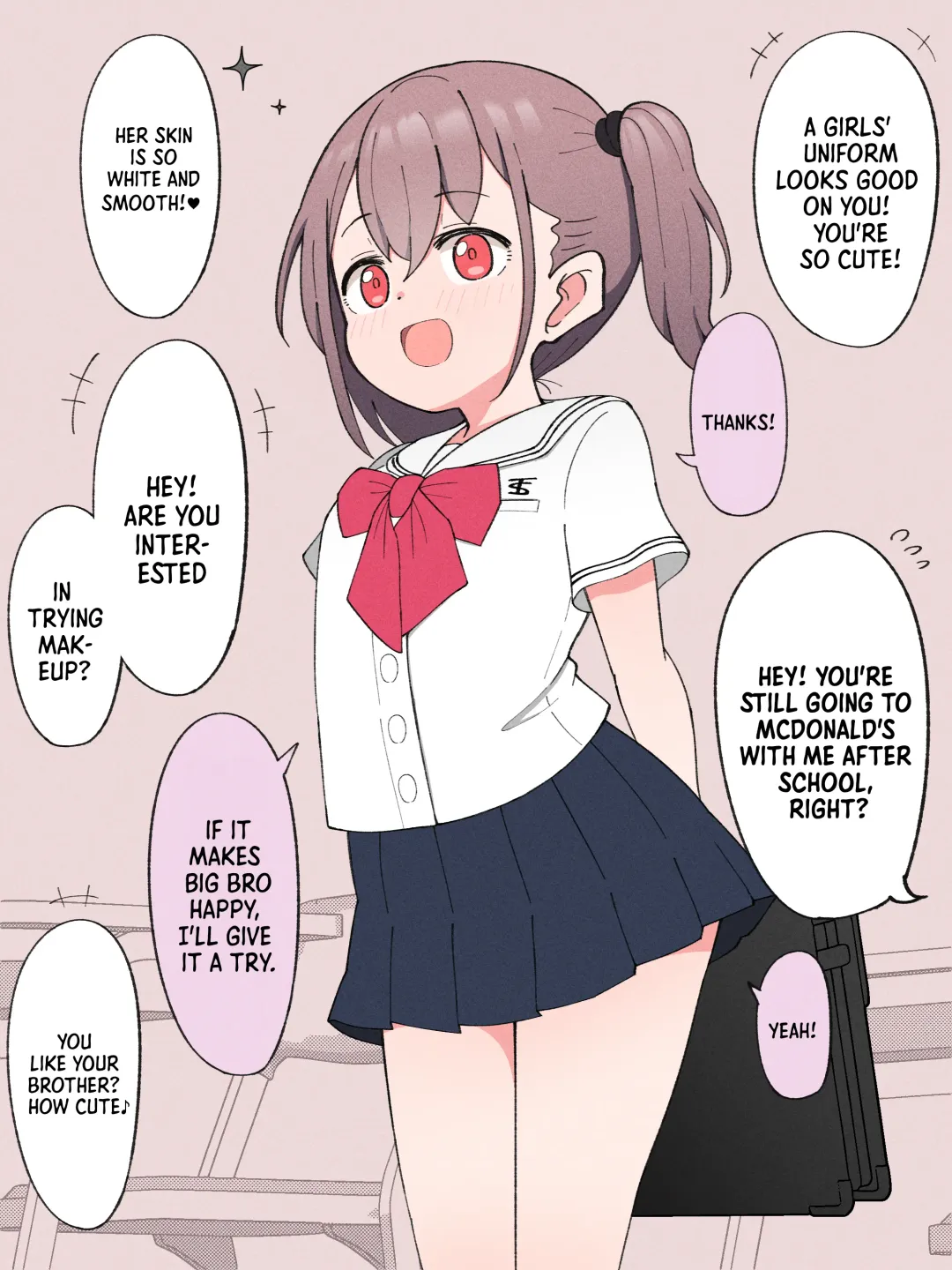 [Tukigi Kousuke] How The Little Brother Who Turned Into A Girl Became His Big Brother's Girlfriend Fhentai - Page 46