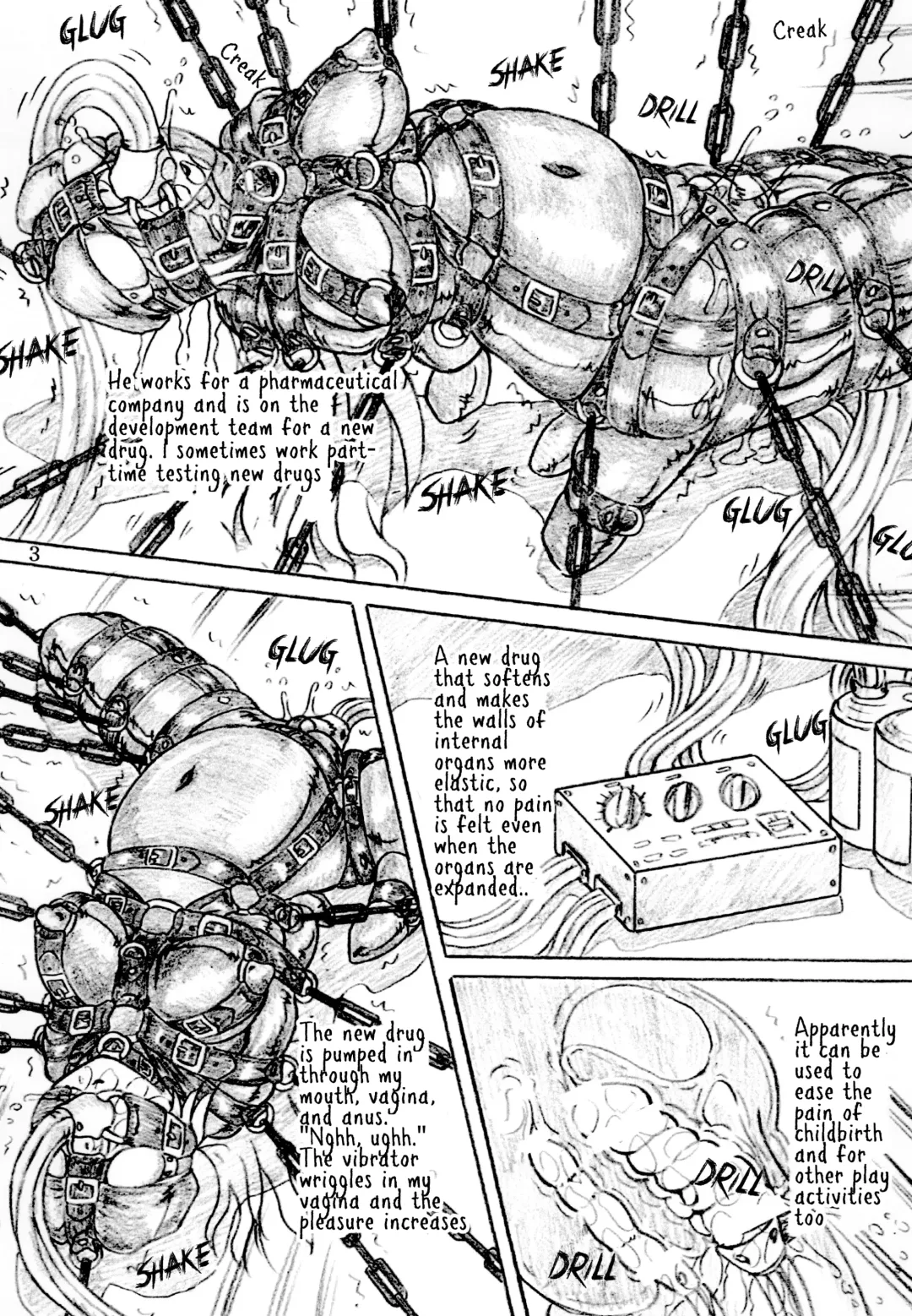 [Sumomo Ex] Joshidai nama zenshin kōsoku naizō kakuchō kyōsei zetchō | College girl fully restrained internal organs expanded forced to climax Fhentai - Page 3