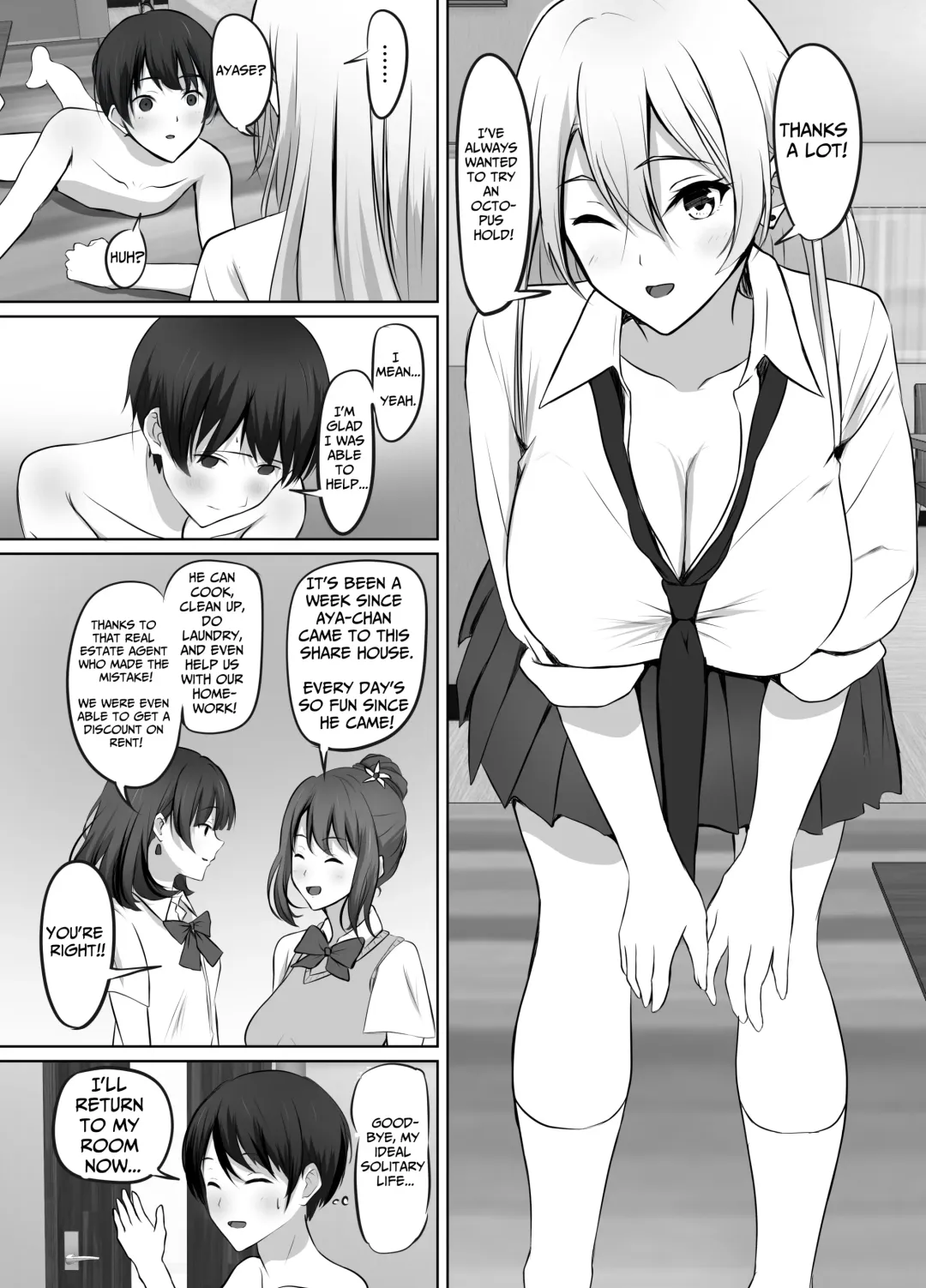 [Amami Anmitsu - Ichiren Takushou] Maison de Gal ~The share-house which Ayase decided to stay at is filled with only GALS!?~ Fhentai - Page 5