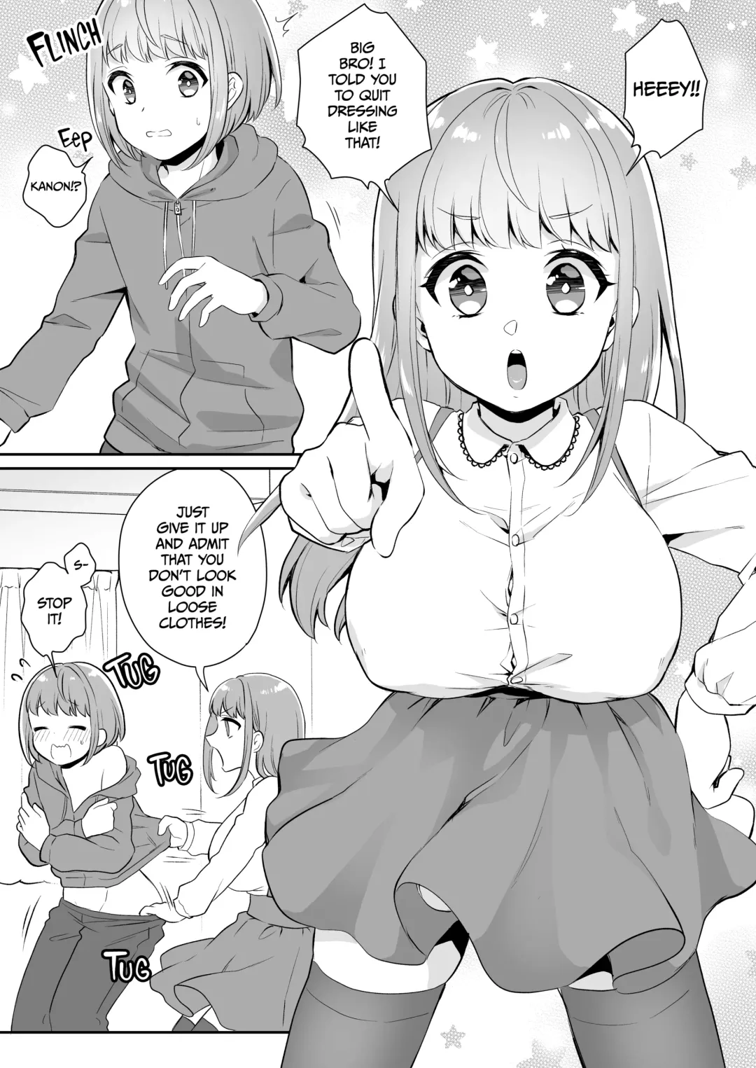 [Binto] Huge Little Sis, Tiny Big Bro Fhentai - Page 3
