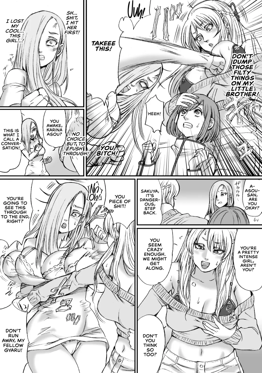 [Nekomajin] Futari no Neki wa Tomarenai  Gal no Kai 1 | Their Love is Unstoppable Fhentai - Page 10