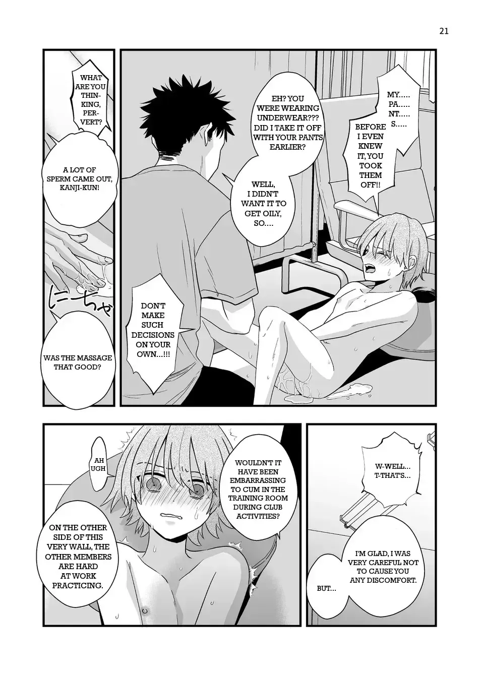 [Minakami Riku] Gaibu Coach no Tokubetsu Massage | A Special Massage From The New Coach Fhentai - Page 20