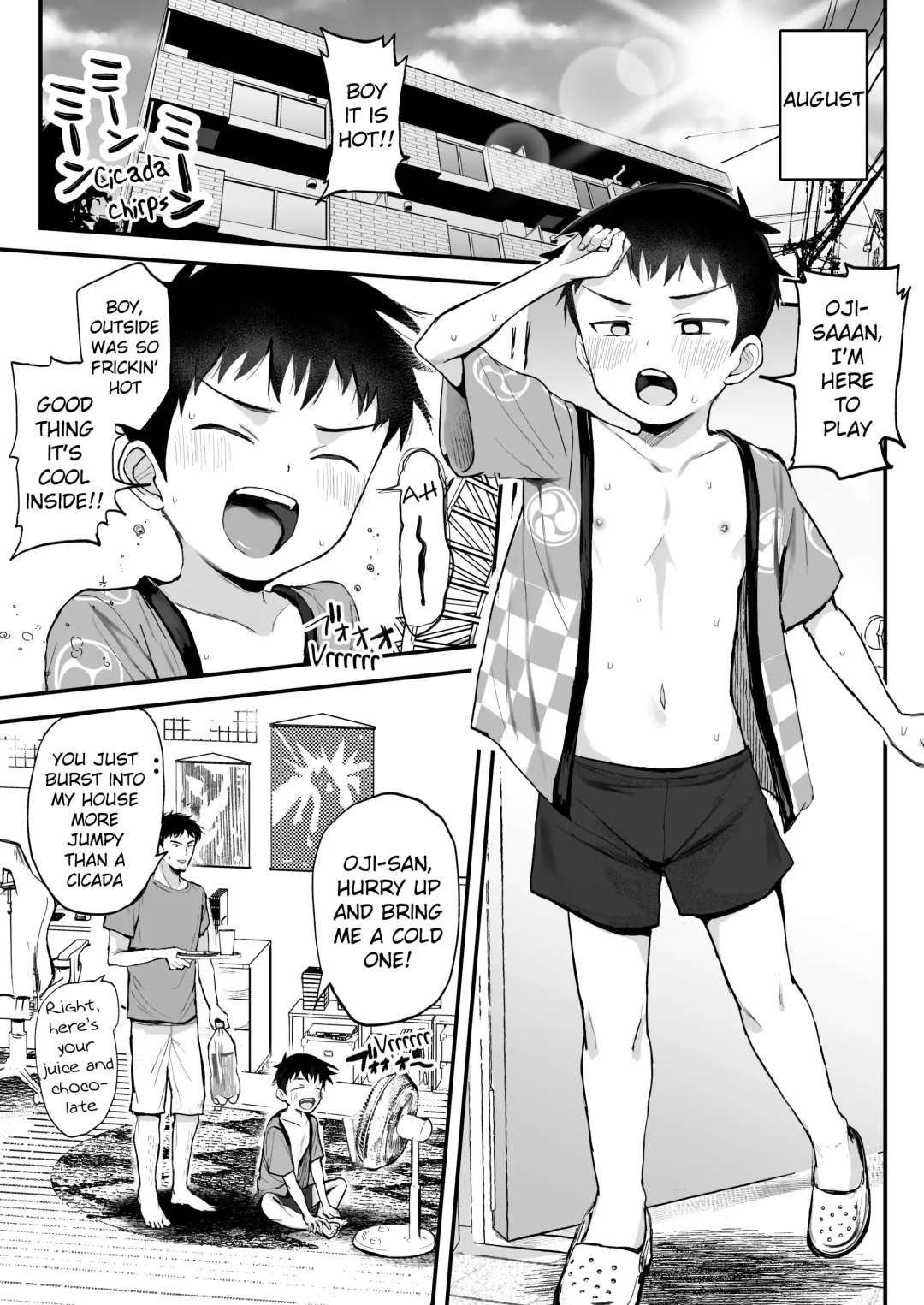 [Donburako] Matsuri to Ittara xxx! ~Fundoshi Shimete Choco Banana Tabeyo~ | Festivals are all about xxx! ~Put on your Fundoshi and eat some Chocolate Bananas~ Fhentai - Page 4