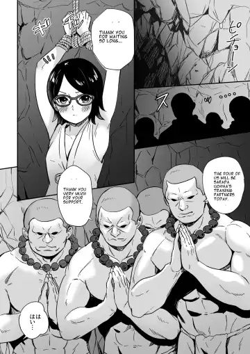 [Silver Dog] Sarada-chan no Chakra o Fuuin Shite Shugyou to Itsuwari Eroi Koto o suru Hon | A book about training and tricking Sarada-chan, who had her chakra sealed, into doing erotic things Fhentai - Page 4