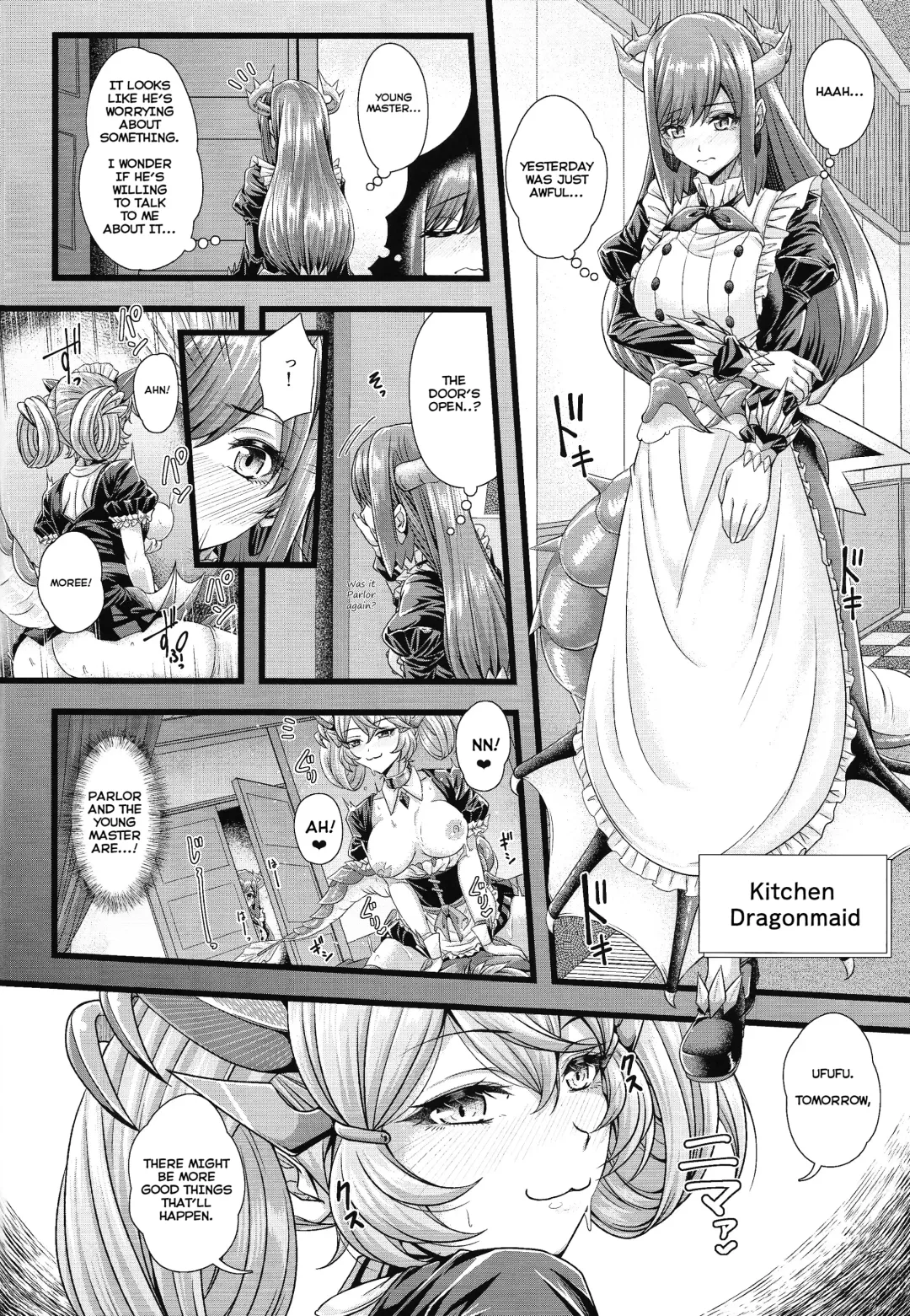 [Elis 120 Percent] Dragon Maid no Yotogibanashi | Dragonmaid's Night Service Fhentai - Page 9