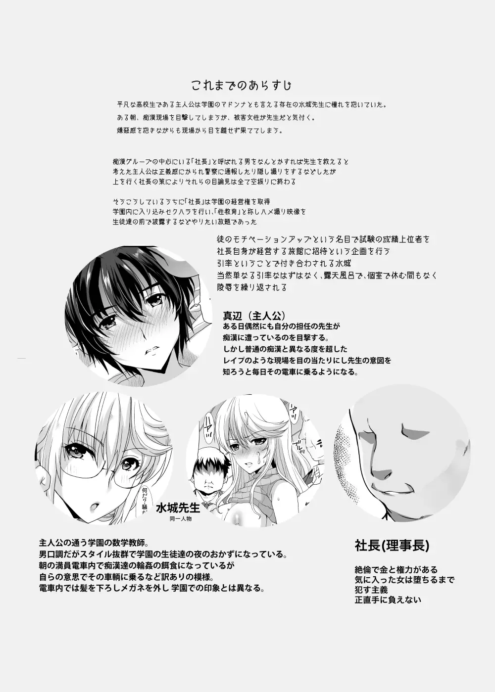 [Hatoya Mameshichi] Akogare no Josei (Sensei) wa Chikan Densha de Choukyouzumi Deshita EXTRA Fhentai - Page 4