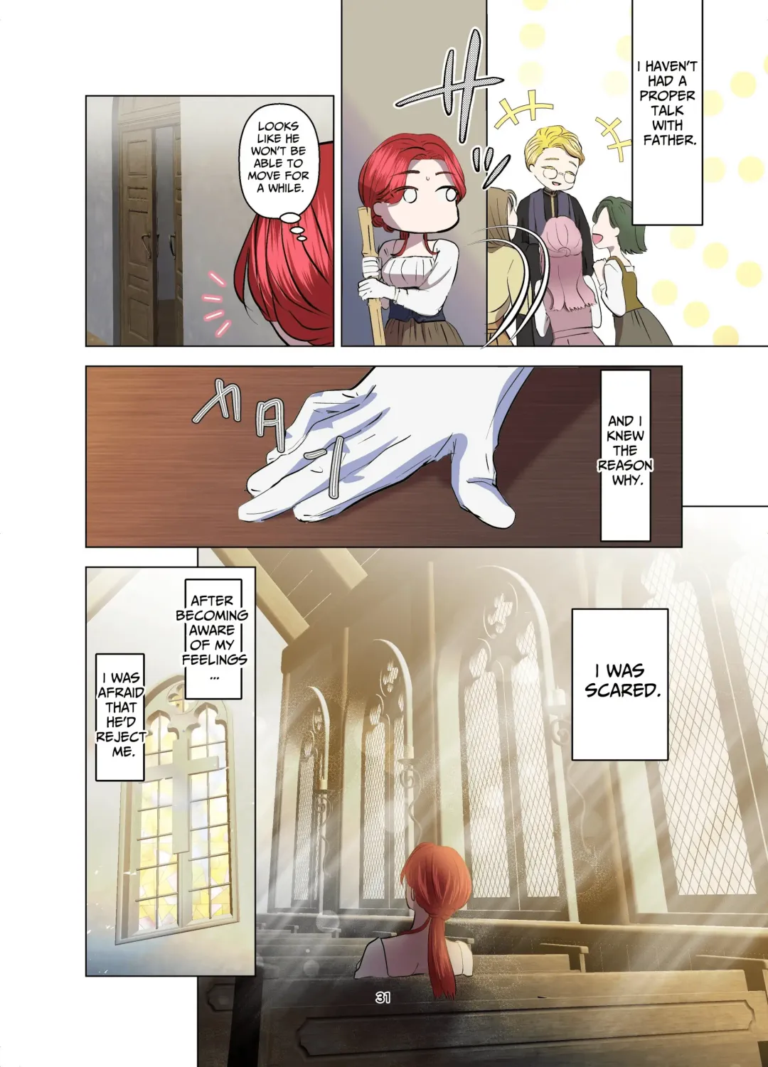 Yomeki okure-mura Musume wa Shinpu-sama no Dekiai kara nige rarenai | Village Woman Who Missed Her Chance At Marriage Cannot Escape From The Infatuated Priest Fhentai - Page 32