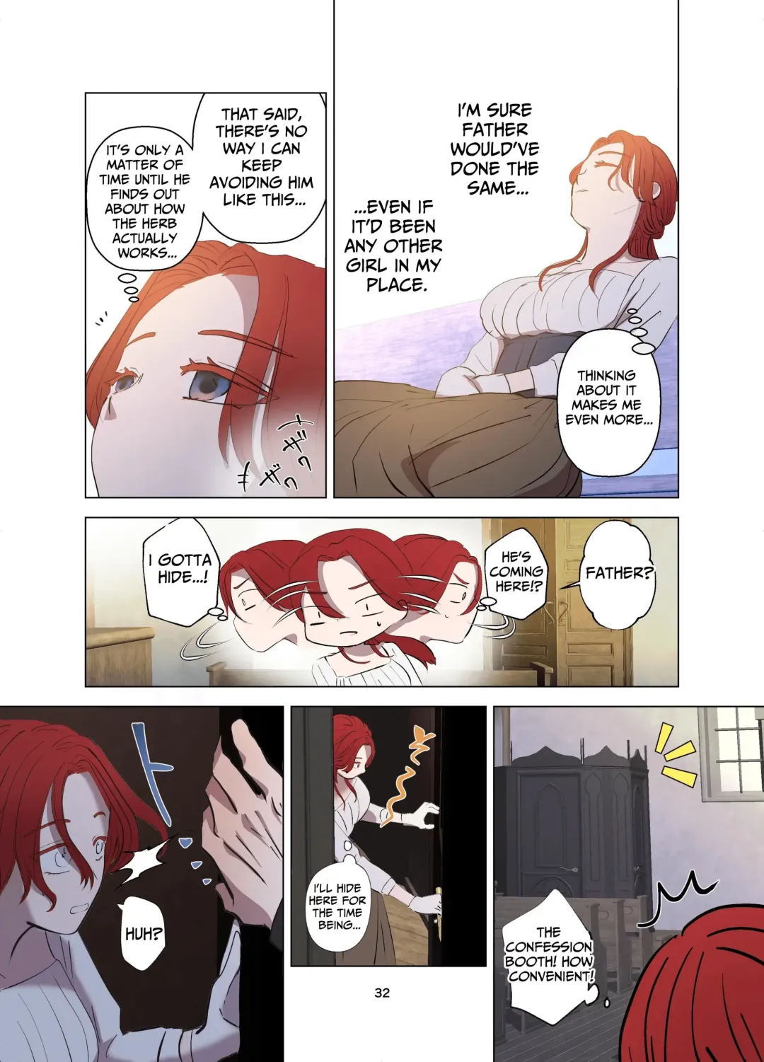 Yomeki okure-mura Musume wa Shinpu-sama no Dekiai kara nige rarenai | Village Woman Who Missed Her Chance At Marriage Cannot Escape From The Infatuated Priest Fhentai - Page 33
