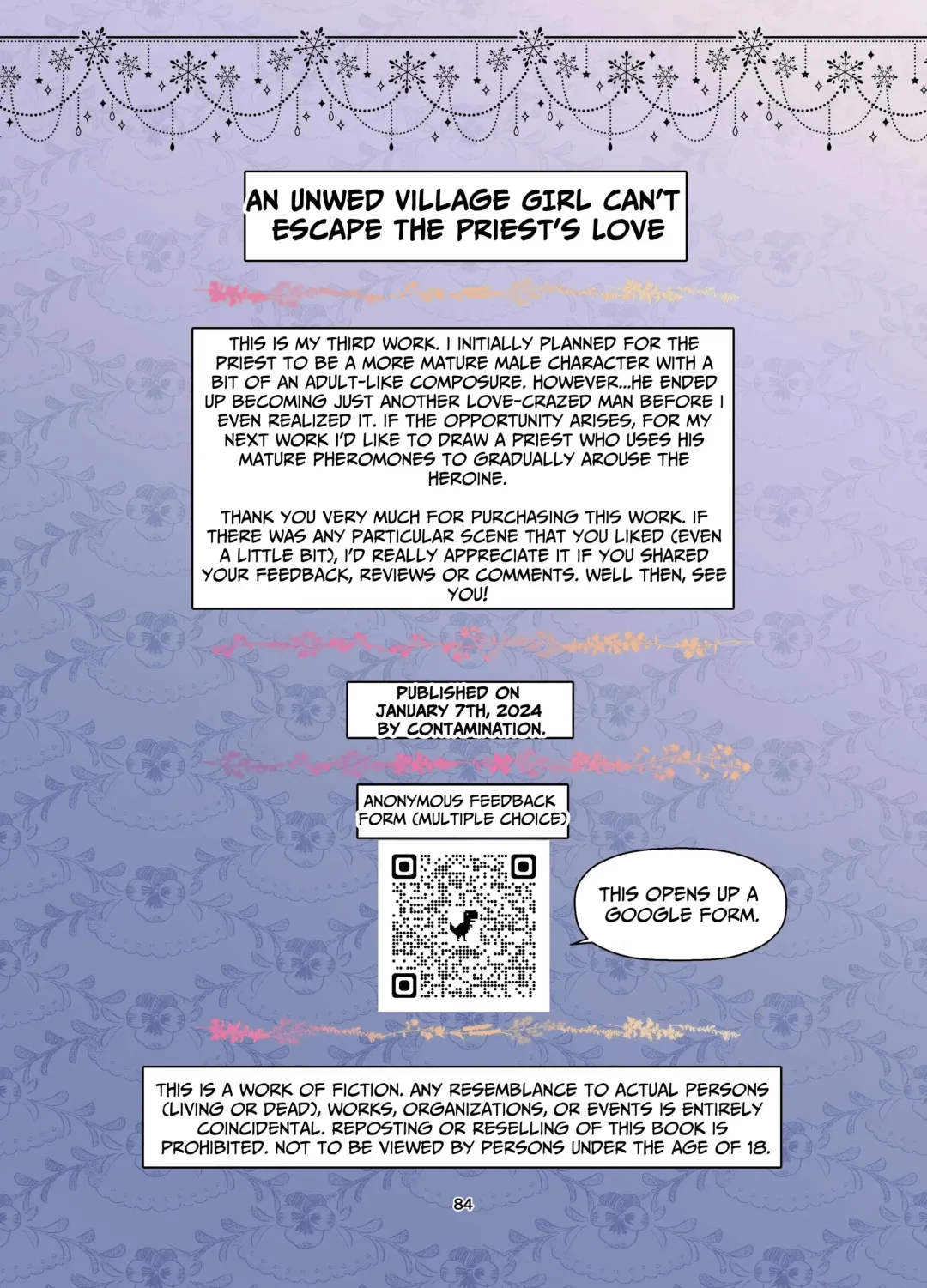 Yomeki okure-mura Musume wa Shinpu-sama no Dekiai kara nige rarenai | Village Woman Who Missed Her Chance At Marriage Cannot Escape From The Infatuated Priest Fhentai - Page 85