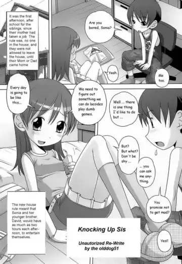 Read [Low] Knocking Up Sis - Fhentai