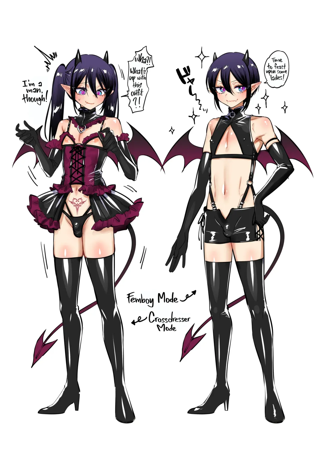 [Morino Bambi] Incubus-kun♂ Succubus Ochi♀!? | ♂Fall From Grace♀ Fhentai - Page 50