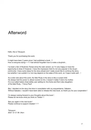 [Toku - Tokutokup] Fushoku Tensei ~Tamashii Kawattara Honki Dasu~ | Shameless Reincarnation - Cumming As Much As I Can After I Had My Soul Interchanged (decensored) Fhentai - Page 26